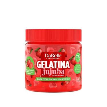 Imagem de Gelatina Capilar DaBelle Jujuba de Morango 500g