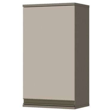 Imagem de Armário de Cozinha Connect 1 Porta 35cm em Mdf Duna Cristal Acabamento Brilhante Móveis Henn