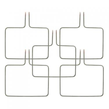 Imagem de Kit Resistência Superior Fogatti para Forno de Embutir F450 N450 F570 N570 700W 110V 5 Peças Verde