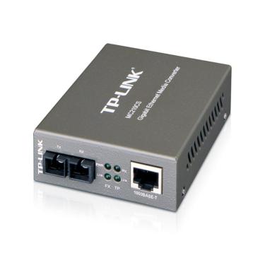 Imagem de Conversor de Mídia Gigabit de Modo Único MC210CS 1000BASE LX para 1000BASE T Fibra Monomodo TP-Link