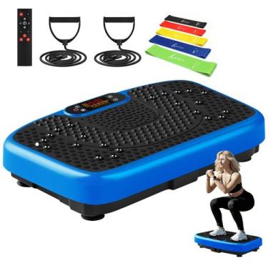 Imagem de Plataforma Vibratória SoftGym com capacidade de 204 kg e faixas