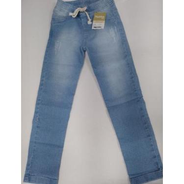 Imagem de Calça Jeans Luxo Elastano Infantil Menino Katita Kids 243 -, Jeans, 3 