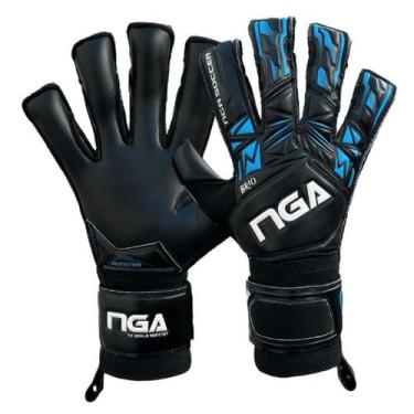Imagem de Luva de Goleiro NGA Soccer Brio Látex Alemão Profissional 4mm Corte Ge