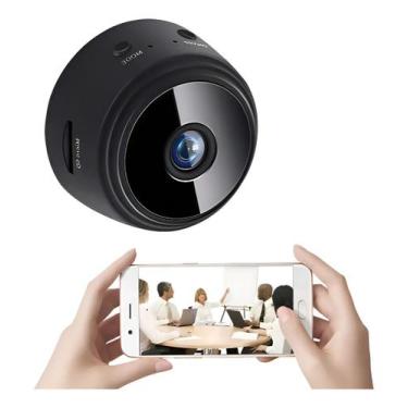Imagem de Mini Câmera A9 Ip Wifi Hd 1080 Espiã Babá Idoso Residência Preto - Min
