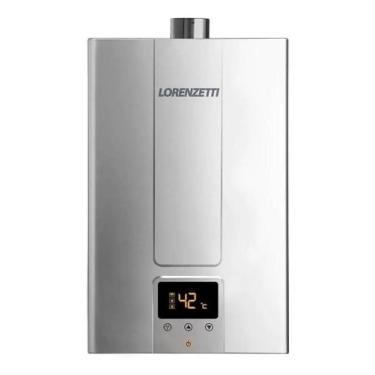 Imagem de Aquecedor De Água A Gás Lorenzetti Lz 2000 De Inox 20 Litros Gás GN Gá