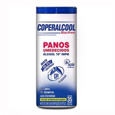 Imagem de Lenço umedecido antisséptico com 35 unidades - Coperalcool