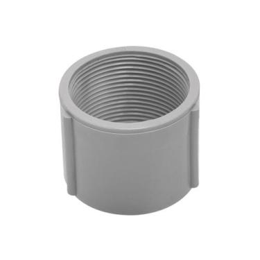 Imagem de Luva Eletrotel Pvc Roscavel 1 Pol Cinza Hidrossol