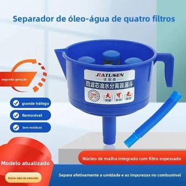 Imagem de Separador De Óleo E Água Tipo Funil Portátil Com Quatro Elementos Filt