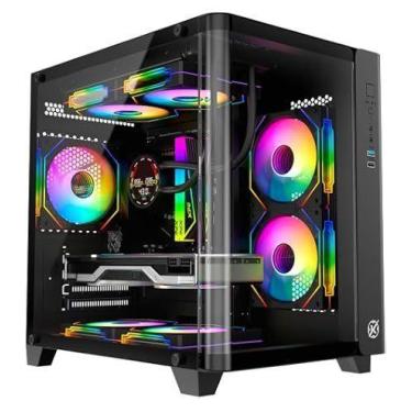 Imagem de Gabinete Aquário CG300B Preto com Type C G-Fire - MARCA PADRAO
