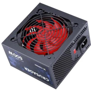 Imagem de Fonte Atx Fortrek Crusader, 500w, Bivolt Manual, Cooler 120mm, Preto