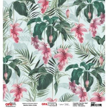 Imagem de Papel Scrapbook Opadecor Tropical 1 30,5x30,5 2657 Opa