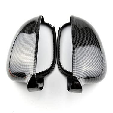 Imagem de Tampa do espelho retrovisor do carro, adequada para golfe 5 MK5 GTI Jetta 5 Passat B6 B5.5