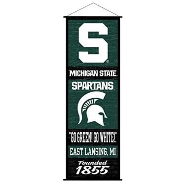 Imagem de Placa de rolagem e banner do estado de Michigan Spartans