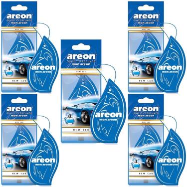 Imagem de 5 Perfumes Pra Carro Cheirinho Aromatizador Areon New Car
