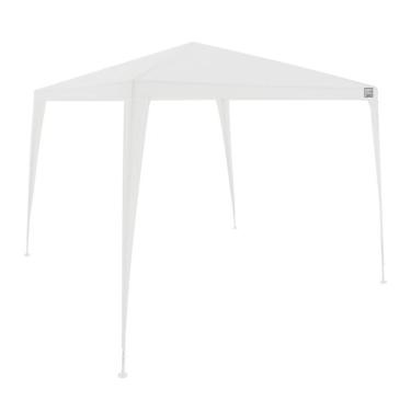 Imagem de Tenda Gazebo na cor Branco em Polietileno Base 3mx3m e 2,4 de Altura