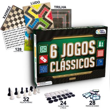 Jogo de tabuleiro ludo estojo de plástico portátil