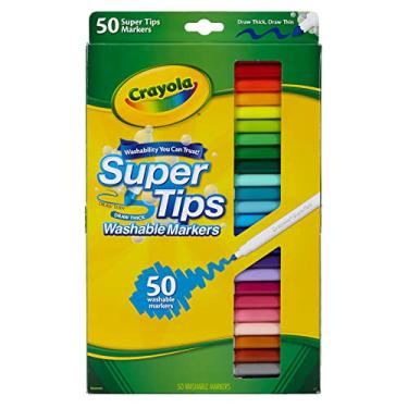 Imagem de Canetinhas Laváveis Super Tips 50 Cores Crayola