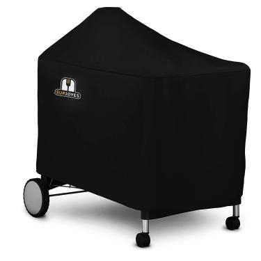 Imagem de SUPJOYES Capa de churrasqueira para Weber Performer Deluxe Charcoal, capas de churrasco de 55 cm, acessórios resistentes à prova d'água para Weber Performer Charcoal