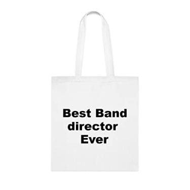 Imagem de Bolsa Tote Band Director, Best Band Director Ever Bag, Presente para Diretor de Banda, Presente para Diretor de Banda, Bolsa de Ombro de Diretor de Banda, Bolsas Reutilizáveis, Ideia