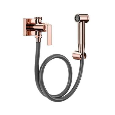 Imagem de Ducha Higiênica Docol Stillo 823730 com Registro e Derivação Cobre Polido