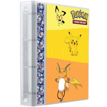 Imagem de Pasta Fichário Álbum Cristal Cartas Cards Pokémon Com 30 Folhas 9 Bols