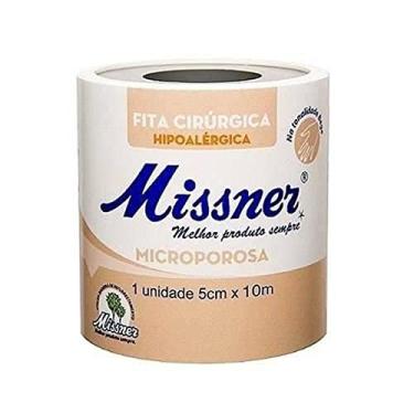 Imagem de Missner Fita Microporosa Bege 5.0 Cm X 10 M