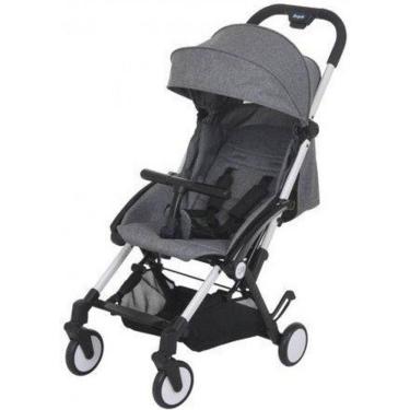 Imagem de Carrinho de Bebê Up Gray Dobrável (Cinza - Leve e Compacto) - Burigotto