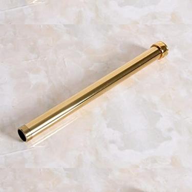 Imagem de 1pcs 32cm Gold Color Brass Extension Tube Pipe Rod for Rain Shower Faucet Set (G3/4") Acessório para banheiro, A