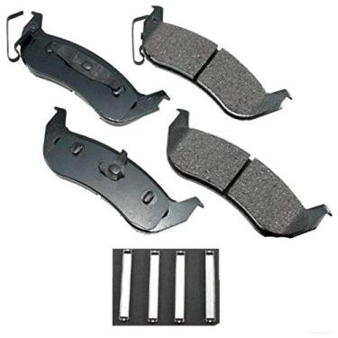 Imagem de Akebono ACT932 Proact Kit de pastilhas de freio a disco de cerâmica ultra premium, cinza