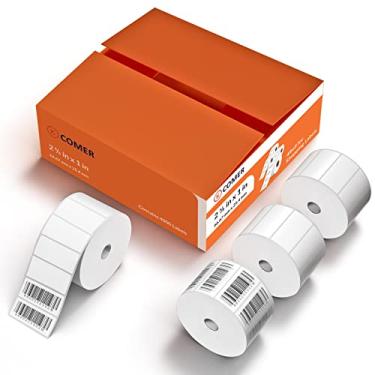 Imagem de Etiquetas de envio térmicas diretas 2 5/8" (6,7 cm) X 1" - 2000 por rolo (pacote com 4 8000 etiquetas)