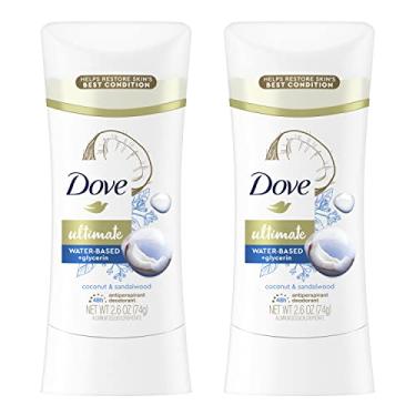 Imagem de Dove Desodorante antitranspirante Ultimate Stick de coco e sândalo 73 g, 2 unidades