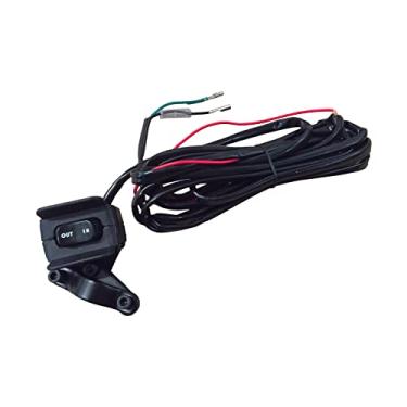 Imagem de Interruptor de polegar basculante de guincho de 12 V com suporte de montagem - Interruptor de controle de guidão (serve para todos os aquecidos, Badland, Viper, Runza, Venom, Eagle, Champion)