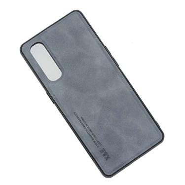 Imagem de Kepuch Silklike Capa para Oppo Find X2 Neo/Reno 3 Pro 5G - Case Placa de Metal Embutida para Oppo Find X2 Neo/Reno 3 Pro 5G - Azul