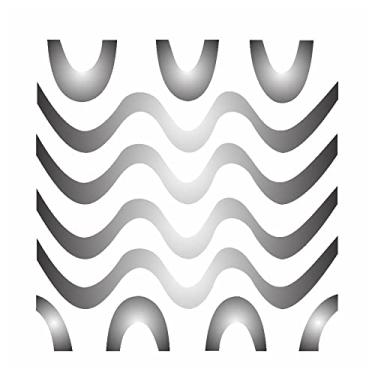 Imagem de Stencil de Acetato para Pintura OPA Simples 10 x 10 cm - 456 Calçada Copacabana