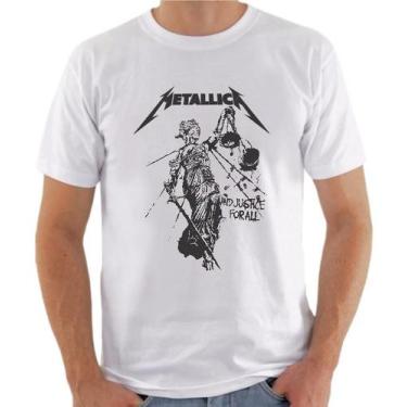Imagem de Camiseta Metallica  And Justice For All - Somar