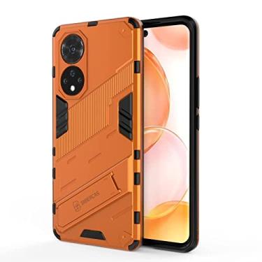 Imagem de HONGYAN Capa de telefone Para honra 50 punk armadura 2 em 1 pc + tpu em gabinete à prova de choque com suporte invisível Capa protetora