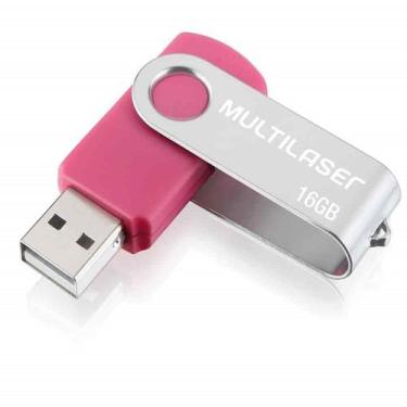 Imagem de Pen Drive Twist 16Gb Usb Multilaser Leitura 10Mb Gravação 3Mb