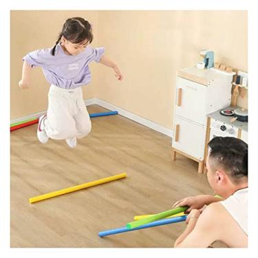 Imagem de Equipamento de treinamento interno e externo, brinquedos esportivos infantis, conjuntos de jogos interativos para pais e filhos, 70 cm/27,6 pol. (Color : Blue, Size : 4pcs)