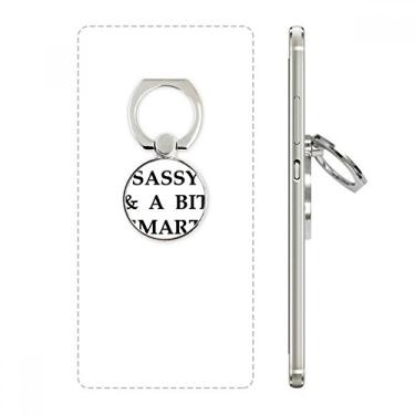 Imagem de Anel de telefone com design elegante Sassy Bit Smart Assy Suporte de argola ajustável