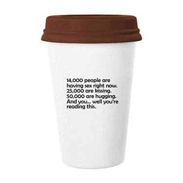 Imagem de Caneca de cerâmica com citação única cão no dia dos namorados copo de café copo de cerâmica