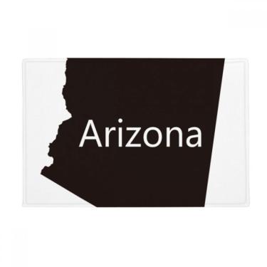 Imagem de DIYthinker Tapete antiderrapante para porta de banheiro com mapa dos Estados Unidos da América do Arizona