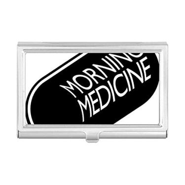 Imagem de Porta-cartões com citação da Morning Medicine