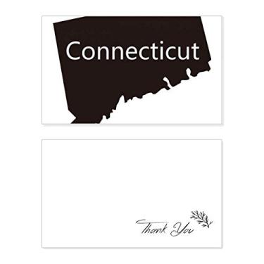 Imagem de Connectic America Contorno do mapa dos EUA Cartão de agradecimento aniversário cumprimentos casamento agradecimento