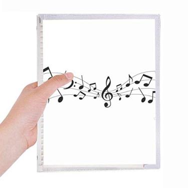 Imagem de Caderno azul Jumpg 5-le Staff, diário, folhas soltas, recarregável, papelaria