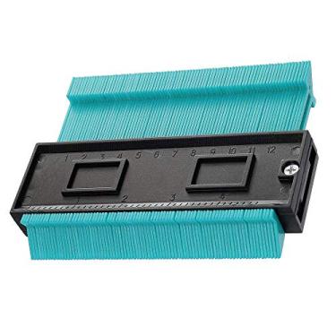 Imagem de Medidor de contorno de 5 polegadas de perfil de plástico calibre forma irregular duplica copiar moldura circular ferramenta de calibre de perfil, 5 Inch