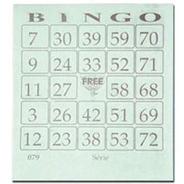 Imagem de Bloco Para Bingo Verde 110X100Mm 100 Folhas Pacote Com 15-508