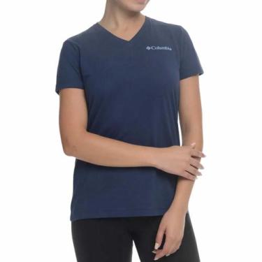 Imagem de Camiseta Feminina Columbia Surf Blue Azul Marinho - 320464