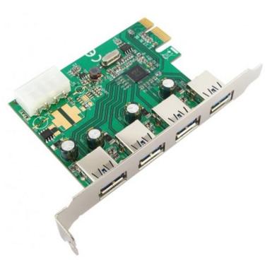 Imagem de Placa PCI Express com 4 Portas USB 3.0 - Comtac 9349