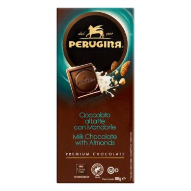 Imagem de Chocolate Milk With Almonds Premium Italiano Perugina 86G