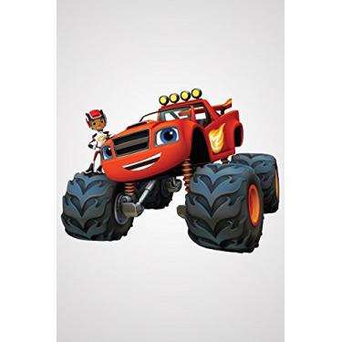 Imagem de RoomMates Adesivos de parede RMK3119SCS Blaze & The Monster Machines, multicolorido